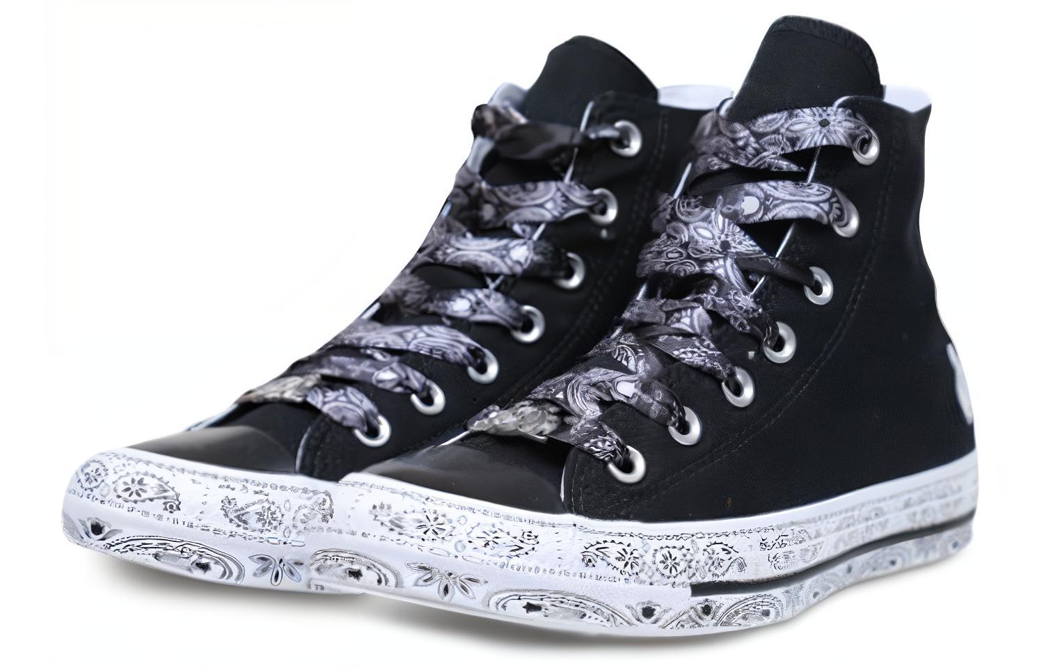 Shop Miley Cyrus x Converse Chuck Taylor All Star Hi 'Negro'. 162234C