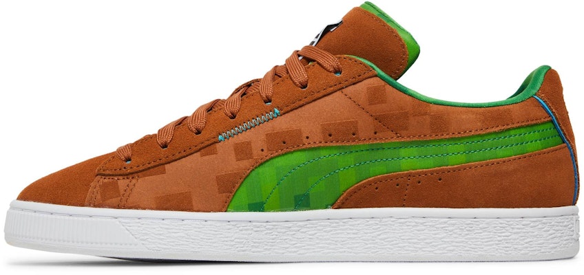 Minecraft x Puma Suede 'Grass Block' 386290-01 Lookbook Minecraft x Puma Suede 'Grass Block' 386290-01