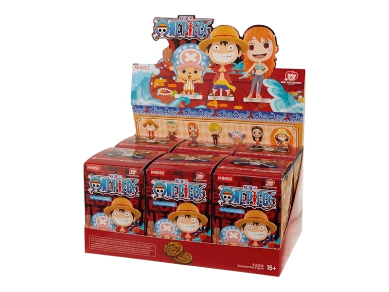 Miniso One Piece Classic Characters Series Figure Sealed Case (6 Blind Box)