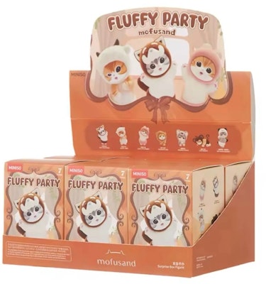 Miniso Top Toy Mofusand Fluffy Party Figure Sealed Case (6 Blind Box) Buy Miniso Top Toy Mofusand Fluffy Party Figure Sealed Case (6 Blind Box)