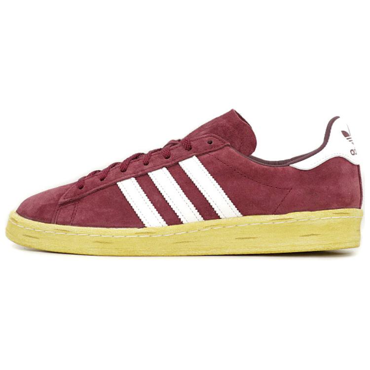 Mita Campus x adidas 80s Cardinal Red Low-Top Sneakers Durable Cushioning G63526