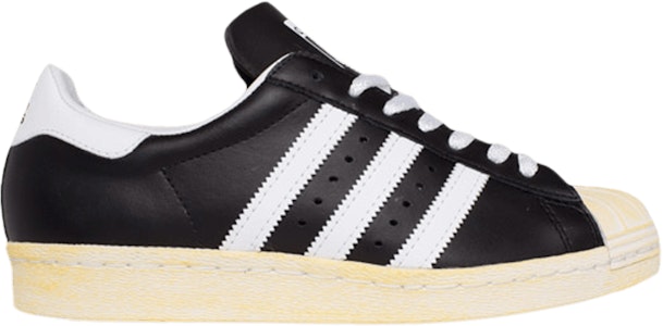 미타 콜라보 아디다스 슈퍼스타 80s '블랙' Q21662 Buy 미타 콜라보 아디다스 슈퍼스타 80s '블랙' Q21662