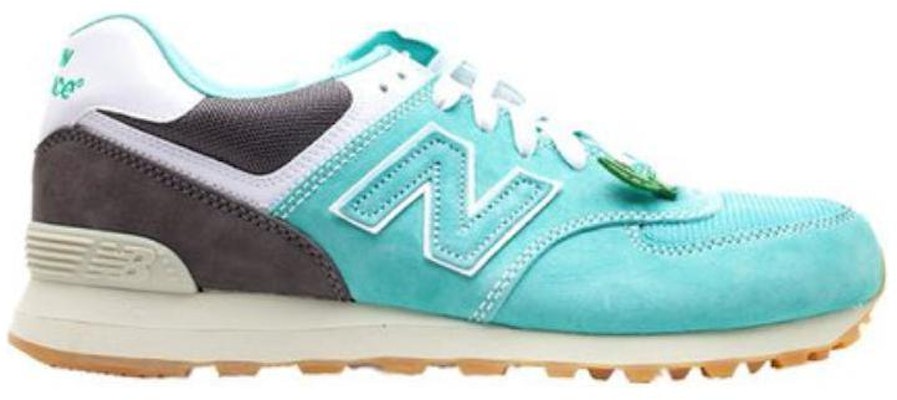 Mita x Oshman x New Balance 574 'Mojito' Lelaki & Wanita Kasut Sneakers ML574-MO Lookbook Mita x Oshman x New Balance 574 'Mojito' Lelaki & Wanita Kasut Sneakers ML574-MO
