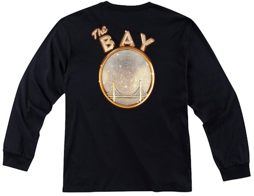 Mitchell & Ness x E-40 x Golden State Warriors Long Sleeve T-Shirt Black Order Mitchell & Ness x E-40 x Golden State Warriors Long Sleeve T-Shirt Black
