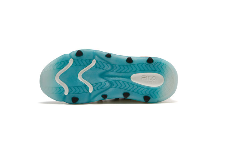 Purchase 米切尔 & 内斯 x FILA FUSION 斐乐潮牌 Bank Vertical 联名款 中帮 复古篮球鞋 男款 白蓝