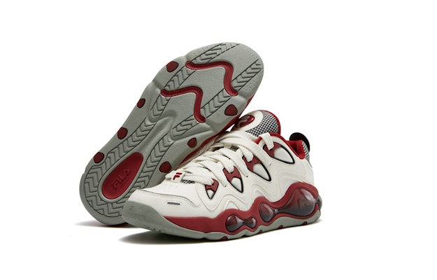 FILA FUSION x MitchellNess VERTICAL Shoes 'White Red' T12M343207FSW Shop FILA FUSION x MitchellNess VERTICAL Shoes 'White Red' T12M343207FSW