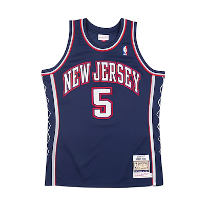 Mitchell & Ness NBA 2006-07 Nets Jason Kidd Retro Jersey Navy Blue Unisex AJY4AC19094-NJNNAVY06JKI