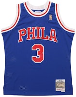 Mitchell & Ness x NBA 96-97 Allen Iverson 76ers Retro Blue Jersey Fan Edition SMJYGS18197-P76ROYA96AIV Mitchell & Ness x NBA 96-97 Allen Iverson 76ers Retro Blue Jersey Fan Edition SMJYGS18197-P76ROYA96AIV
