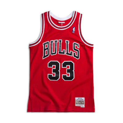 Mitchell & Ness NBA 97-98 Bulls Pippen #33 Swingman Jersey SMJYGS18153-CBUSCAR97SPI