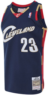 Mitchell & Ness x NBA Cavs LeBron James #23 Replica Jersey 08-09 Navy Unisex SMJYGS18156-CCANAVY08LJA Buy Mitchell & Ness x NBA Cavs LeBron James #23 Replica Jersey 08-09 Navy Unisex SMJYGS18156-CCANAVY08LJA