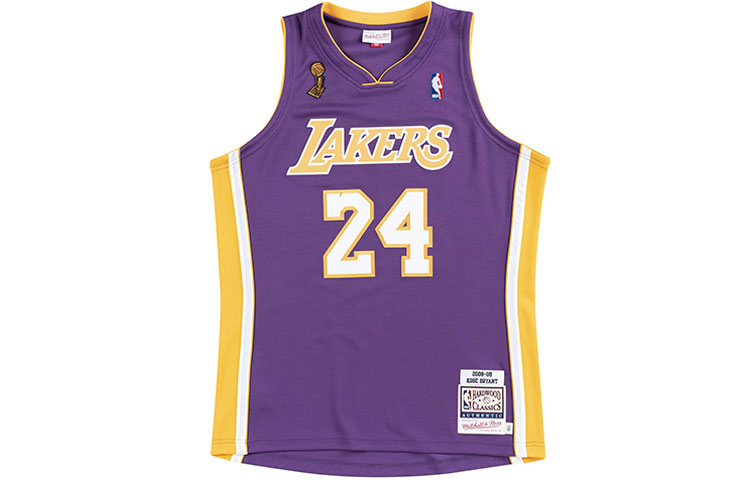 Buy Mitchell & Ness x NBA Lakers Kobe #24 2008-09 Retro Jersey Ungu Pria AJY4EL18017-LALPURP08KBR