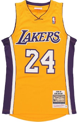 Mitchell & Ness x NBA Lakers Kobe Bryant #24 08-09 Retro Jersey Yellow Men's AJY4CP19009-LALLTGD08KBR Buy Mitchell & Ness x NBA Lakers Kobe Bryant #24 08-09 Retro Jersey Yellow Men's AJY4CP19009-LALLTGD08KBR