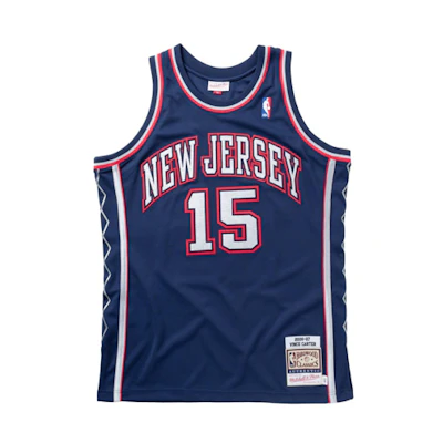 Mitchell & Ness NBA Nets 06-07 Carter #15 Jersey Blue Retro Unisex Tank Top AJY4AC19095-NJNNAVY06VCA