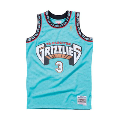 Mitchell & Ness NBA Retro Jersey 1996-97 Grizzlies Shareef Men’s Light Blue SMJYGS18218-VGRTEAL96SAB