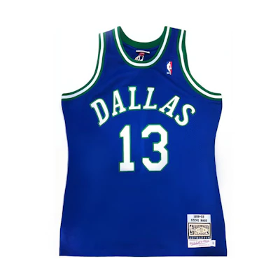 Mitchell & Ness NBA Retro Jersey 1998-99 Mavericks Nash Men's Blue AU AJY4AC19092-DMAROYA98SNA