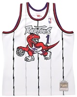 Mitchell & Ness x NBA Retro Raptors McGrady #1 Jersey 98-99 White Unisex SMJYAC18106-TRAWHIT98TMC Mitchell & Ness x NBA Retro Raptors McGrady #1 Jersey 98-99 White Unisex SMJYAC18106-TRAWHIT98TMC