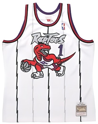 Mitchell & Ness x NBA Retro Raptors McGrady #1 Jersey 98-99 White Unisex SMJYAC18106-TRAWHIT98TMC Buy Mitchell & Ness x NBA Retro Raptors McGrady #1 Jersey 98-99 White Unisex SMJYAC18106-TRAWHIT98TMC