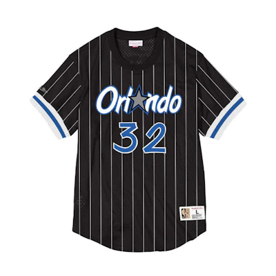 Mitchell & Ness NBA Shaq Orlando Magic Mesh Jersey Tee NNMPSC19040-OMABLCK94SON