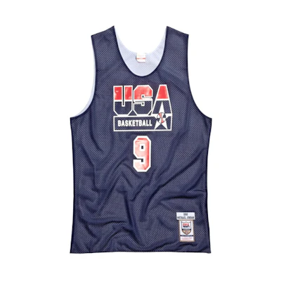 Mitchell & Ness Urban Authentic Dream Team Jordan Reversible Jersey ARPJGS18435-USANAVY92MJO