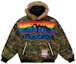 Buy Mitchell & Ness x Supreme 联名数码迷彩团队连帽缎面棒球夹克