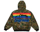 Lookbook Mitchell & Ness x Supreme 联名数码迷彩团队连帽缎面棒球夹克