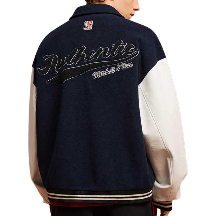Purchase Mitchell Ness × NBA Dallas Mavericks CNY Embroidered Navy Jacket Unisex NBAJK0037DAL402
