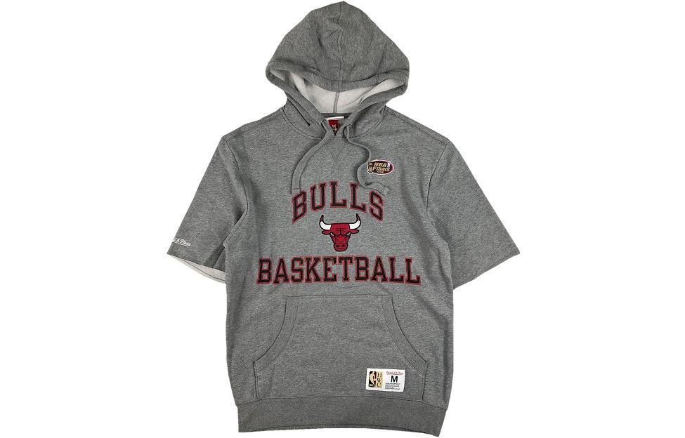 Order Mitchell & Ness 芝加哥公牛印花連帽衫 灰色 FPHD3398-CBUYYPPPGYHT