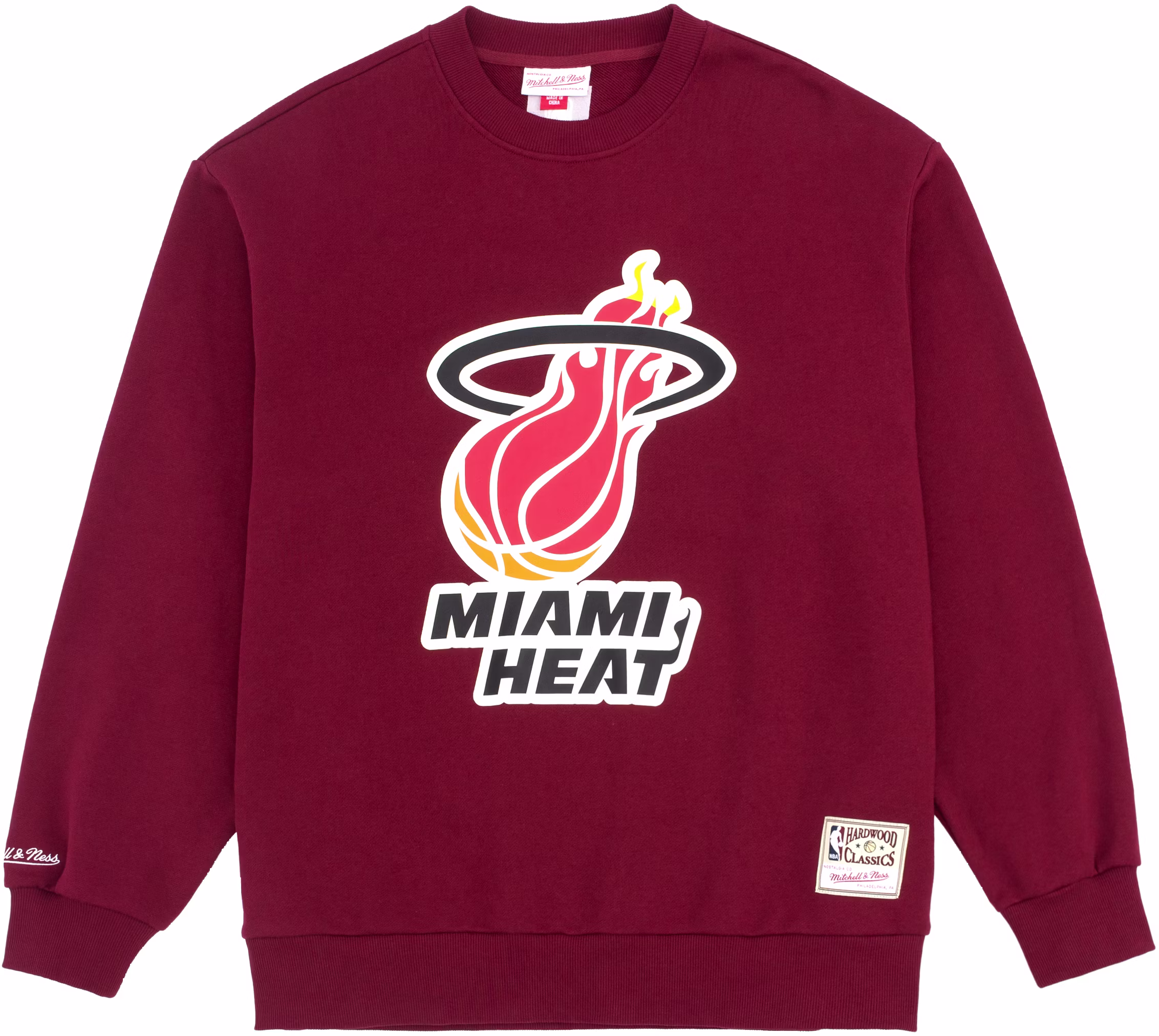 mitchell-ness-fw-23-miami-heat-team-logo-crewneck-sweatshirt-red-unisex-retro-style-mnjyfwhd-23092002-red