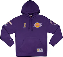 Mitchell Ness Lakers Retro City Champion Hoodie Purple Unisex Streetwear FPHD3236-LALYYPPPPURP Mitchell Ness Lakers Retro City Champion Hoodie Purple Unisex Streetwear FPHD3236-LALYYPPPPURP