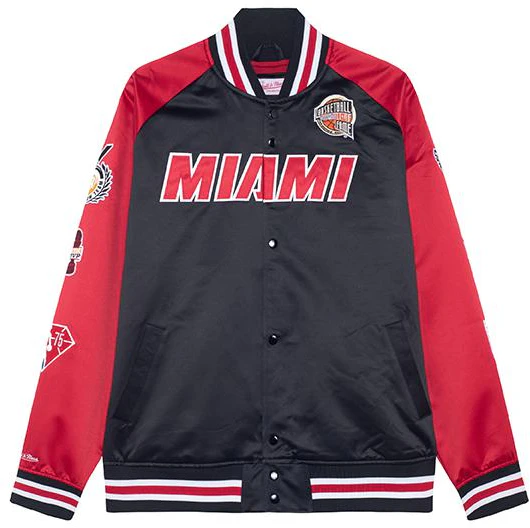mitchell-ness-miami-heat-hall-of-fame-satin-varsity-jacket-red-unisex-retro-style-ojbf-6860-mheyydwabkrd