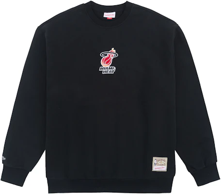 ミッチェル&ネス マイアミヒート NBA プルオーバー スウェットシャツ ブラック ユニセックス MNJYFWHD23092009 Buy ミッチェル&ネス マイアミヒート NBA プルオーバー スウェットシャツ ブラック ユニセックス MNJYFWHD23092009