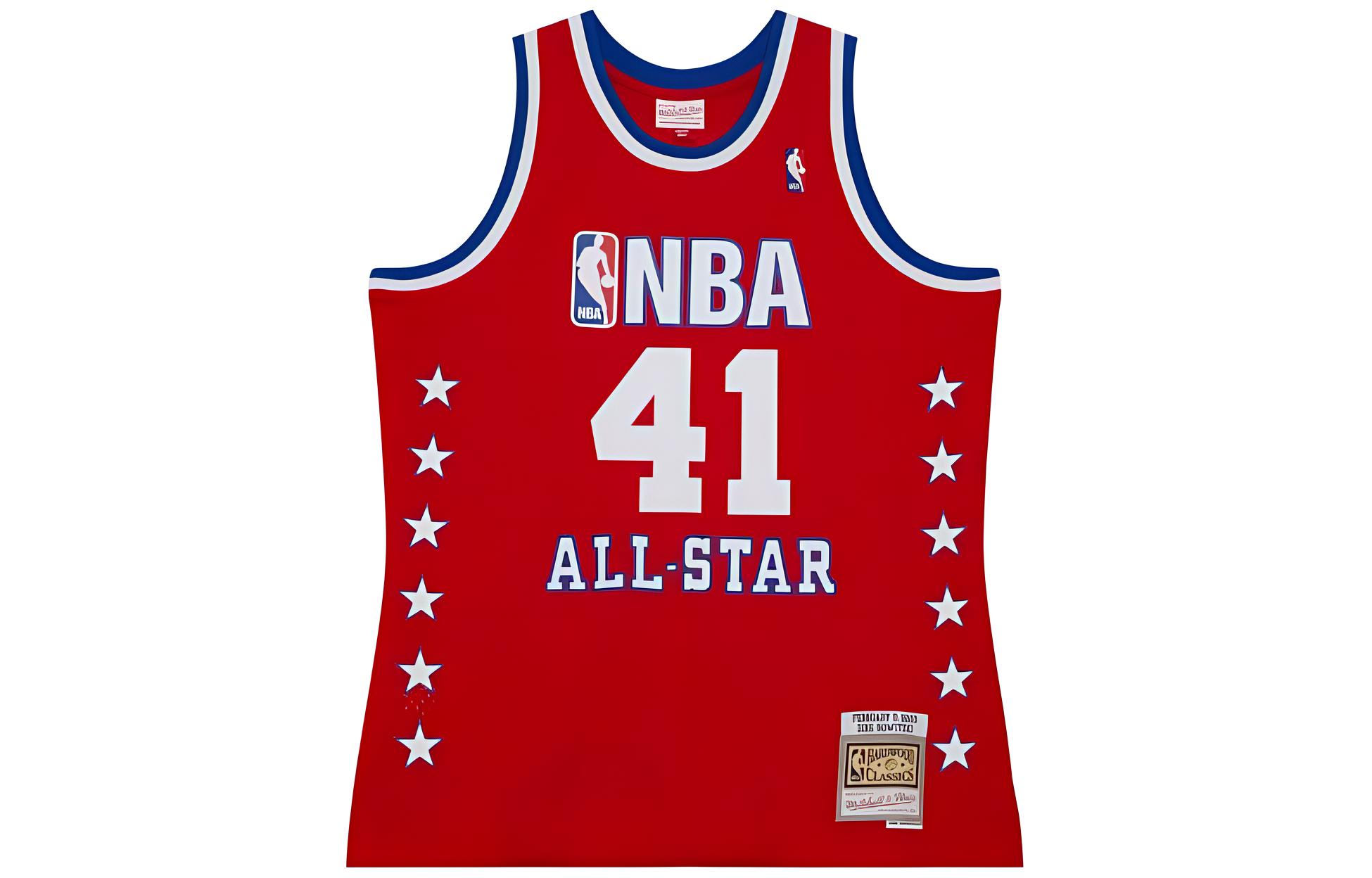 Mitchell Ness Mitchell & Ness 03-04 All-Star West Dirk Nowitzki #41 Basketball Jersey Red Unisex SMJY5299-ASW03DNORED1