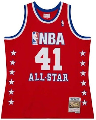 米切尔尼斯 03-04全明星西部诺维茨基#41红色篮球球衣 男女款 SMJY5299-ASW03DNORED1 Order 米切尔尼斯 03-04全明星西部诺维茨基#41红色篮球球衣 男女款 SMJY5299-ASW03DNORED1