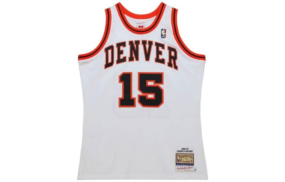 Order Mitchell Ness Mitchell & Ness 06-07 Nuggets #15 Carmelo Anthony Retro Jersey Unisex White AJY45688-DNU06CANWHIT