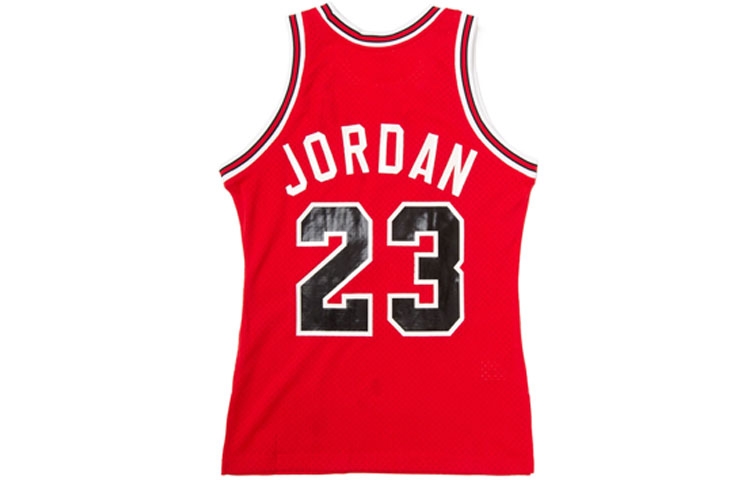 Mitchell Ness Mitchell & Ness 1987-88 Bulls Michael Jordan #23 Retro Basketball Jersey Red BA67NQ-CBU-R-FK5 圖 3