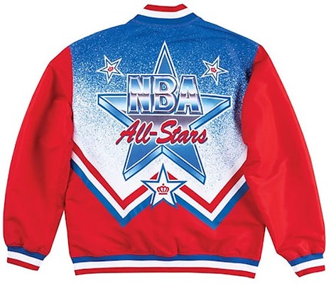 Mitchell & Ness Jaket Hangat All-Star Game West 1991 Merah Unisex. AWJKGS18001-ASWSCAR91 Lookbook Mitchell & Ness Jaket Hangat All-Star Game West 1991 Merah Unisex. AWJKGS18001-ASWSCAR91