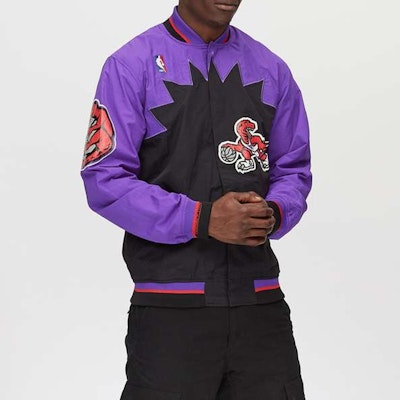 Mitchell Ness Mitchell & Ness 1995-96 Toronto Raptors Purple Long Sleeve Warm-Up Jacket AWJKGS18062-TRAPURP95 Lookbook Mitchell Ness Mitchell & Ness 1995-96 Toronto Raptors Purple Long Sleeve Warm-Up Jacket AWJKGS18062-TRAPURP95