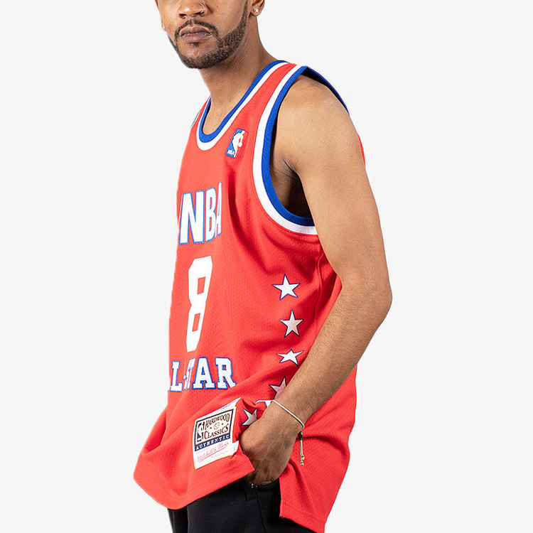 Details for Mitchell & Ness 2003 全明星賽西區科比復古籃球球衣紅色款 AJY4CP19004-ASWSCAR03KBR