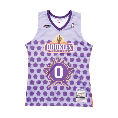 Mitchell Ness Mitchell & Ness 2009 All-Star Westbrook No.0 Retro Basketball Jersey Violet Unisex. AJY4EL18005-BRTPURP09RWS