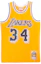 Order Mitchell & Ness 75th Anniversary Lakers Shaquille O''Neal Jersi Kuning 96-97. SMJY1202-LAL96SONLTGD