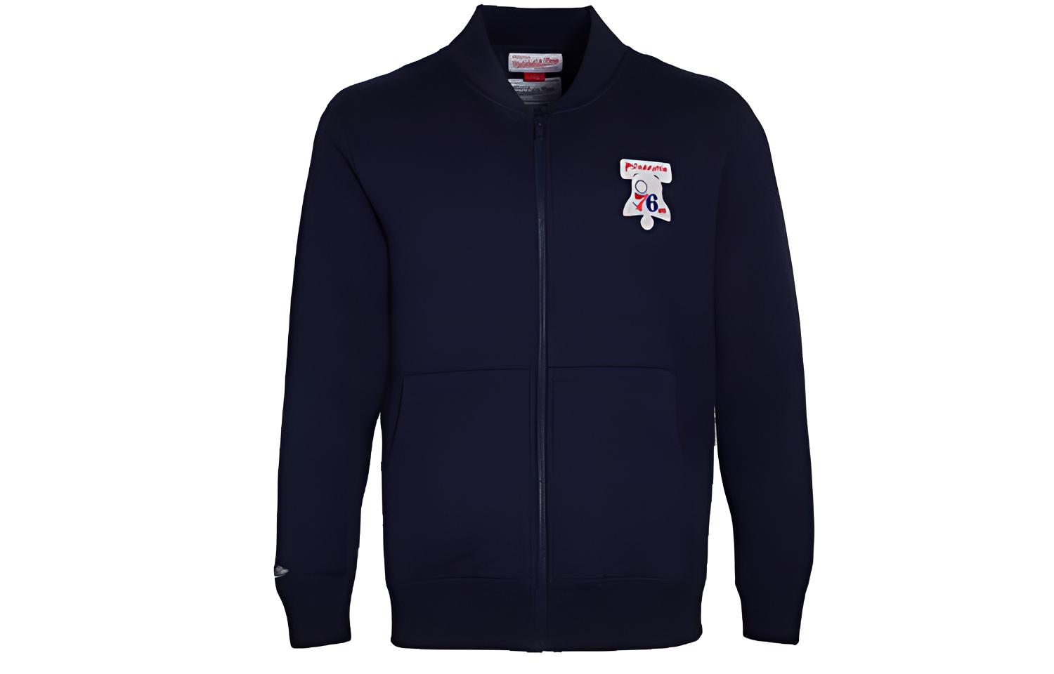 Mitchell Ness Mitchell & Ness 76ers Fleece Retro Basketball Hoodie Winter Unisex Gray FPHDBW19067-P76GYHT