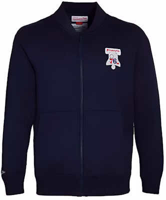Mitchell & Ness 76人隊刺繡標誌藍色籃球外套 - 男女款 MN16Z24-PHI Buy Mitchell & Ness 76人隊刺繡標誌藍色籃球外套 - 男女款 MN16Z24-PHI