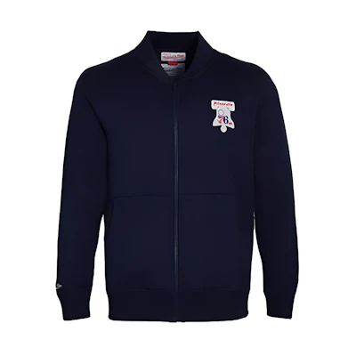 Mitchell Ness Mitchell & Ness 76ers Fleece Retro Basketball Hoodie Winter Unisex Gray FPHDBW19067-P76GYHT