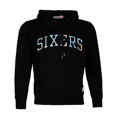 Mitchell Ness Mitchell & Ness 76ers Letter Print Crewneck Sweatshirt Unisex Beige MA13M028C-BEIGE