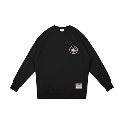 Mitchell Ness Mitchell & Ness 76ers Red Fleece Hoodie Unisex Casual Wear MN16H16-PHI