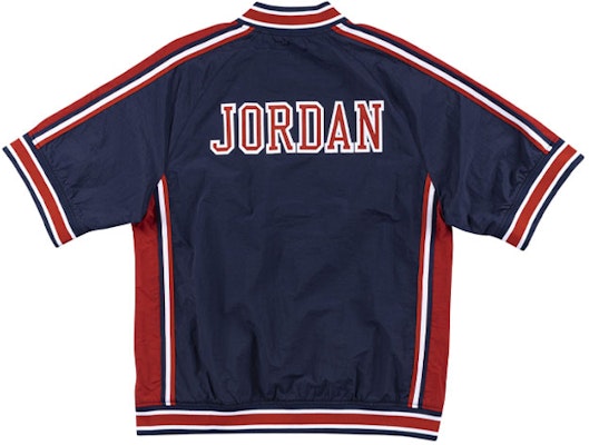 Mitchell & Ness Jaket Basket Unisex Navy Dream Team Jordan 92-93. AWJKGS18422-USANAVY92MJO Lookbook Mitchell & Ness Jaket Basket Unisex Navy Dream Team Jordan 92-93. AWJKGS18422-USANAVY92MJO