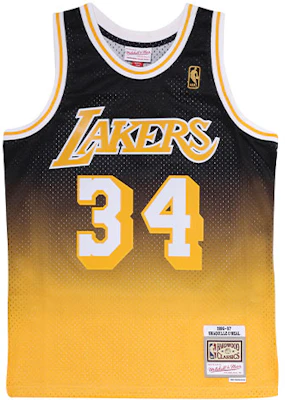 Mitchell & Ness 96-97 #34 Fadeaway Camiseta Baloncesto Amarillo/Negro. SMJY4247-LAL96SONGDBK Buy Mitchell & Ness 96-97 #34 Fadeaway Camiseta Baloncesto Amarillo/Negro. SMJY4247-LAL96SONGDBK