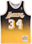 Order Mitchell & Ness 96-97 #34 Fadeaway Camiseta Baloncesto Amarillo/Negro. SMJY4247-LAL96SONGDBK