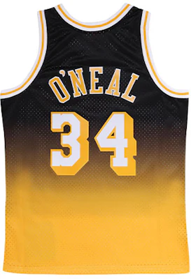 Mitchell & Ness 96-97 #34 Fadeaway Camiseta Baloncesto Amarillo/Negro. SMJY4247-LAL96SONGDBK Lookbook Mitchell & Ness 96-97 #34 Fadeaway Camiseta Baloncesto Amarillo/Negro. SMJY4247-LAL96SONGDBK