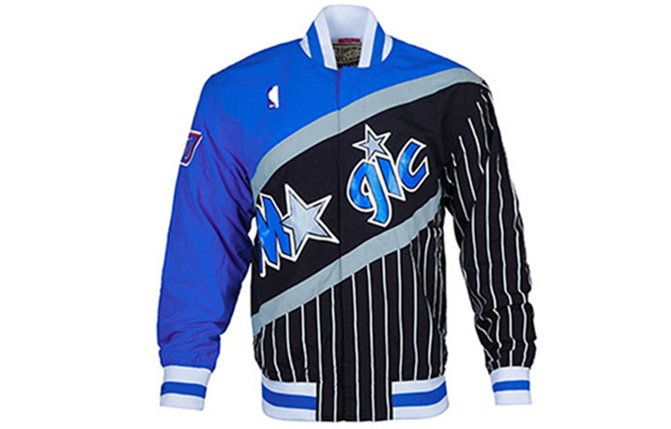 Order 米切尔内斯 96-97魔术队飞行夹克蓝色 男女同款 训练外套 6056-319-96OMA